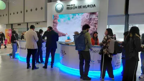 Estand de la Regi&oacute;n de Murcia en la feria Intur de Valladolid. (CARM)