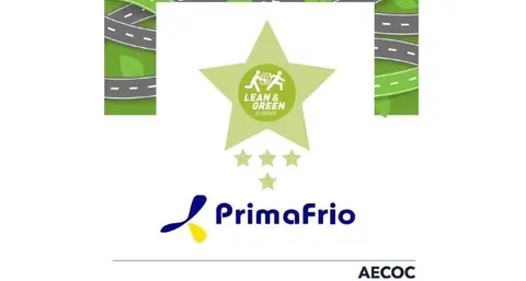 Infrograf&iacute;a de la cuarta estrella Estrella Lean & Green de Primafrio. (Primafrio)