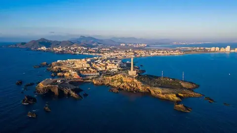 Una vista de Cabo de Palos y La Manga. (CARM)