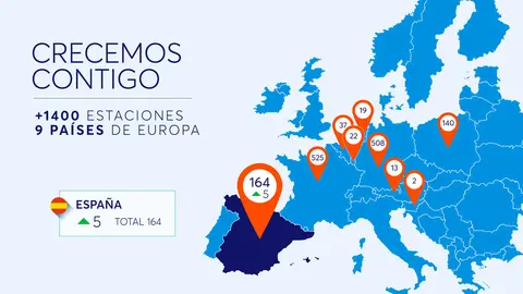 Presencia de Andamur en Europa. (Andamur)