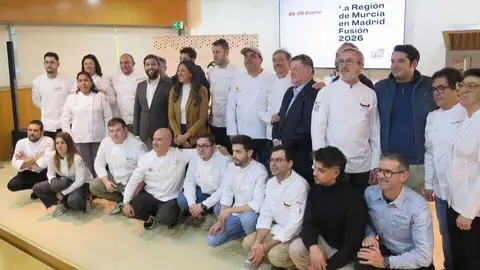 Presentaci&oacute;n de la participaci&oacute;n de la Regi&oacute;n de Murcia en Madrid Fusi&oacute;n 2026. (CARM)