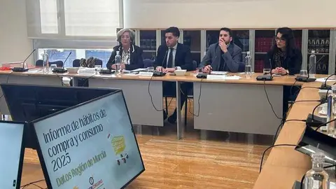 Presentaci&oacute;n del &lsquo;Informe de H&aacute;bitos de Compra y Consumo en la Regi&oacute;n de Murcia y del Informe Estad&iacute;stico de Thaderconsumo 2025&rsquo;. (CARM)