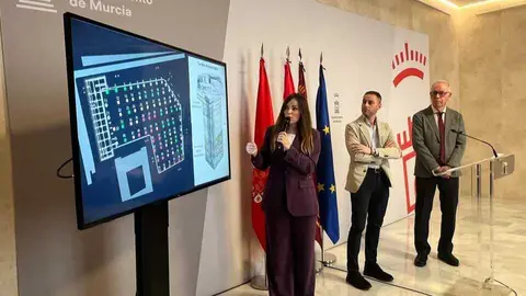 Imagen durante la presentaci&oacute;n del proyecto. (Ayuntamiento de Murcia)