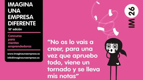 Parte del cartel del concurso &lsquo;Imagina una empresa diferente&rsquo;. (CARM)