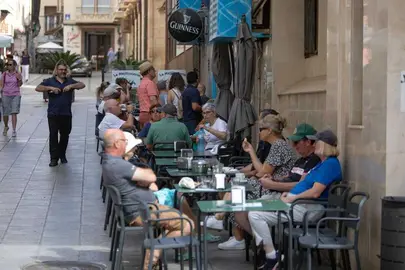 Terraza de un bar en Cartagena. (Hostecar)