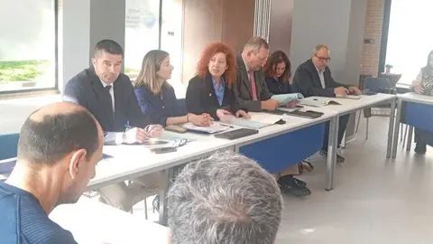 Reuni&oacute;n del COE el pasado mes de marzo. (CARM)