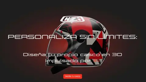 Apartado '3D Helmets' en la web de NZI. (NZI)