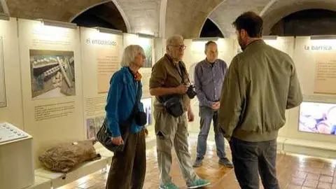 Periodistas belgas durante el 'press trip' por la Regi&oacute;n. (CARM)