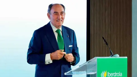 Ignacio Gal&aacute;n, presidente ejecutivo de Iberdrola, en rueda de prensa. (Iberdrola)