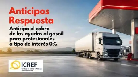 Cartel de las ayudas al transporte del Icref. (Icref)