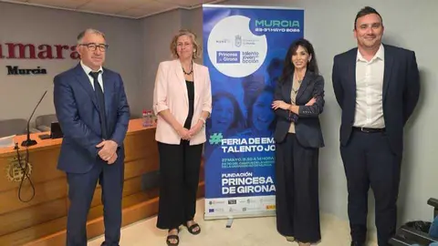 Presentaci&oacute;n de la XII Feria de Empleo Talento Joven. (Ayuntamiento de Murcia)
