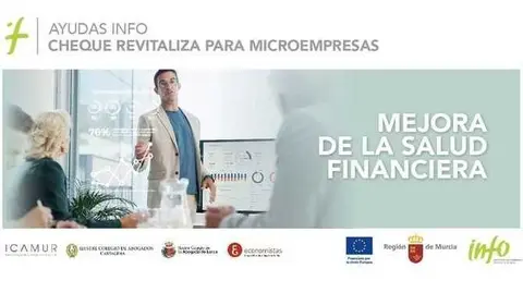Cartel del 'Cheque Revitaliza'. (CARM)