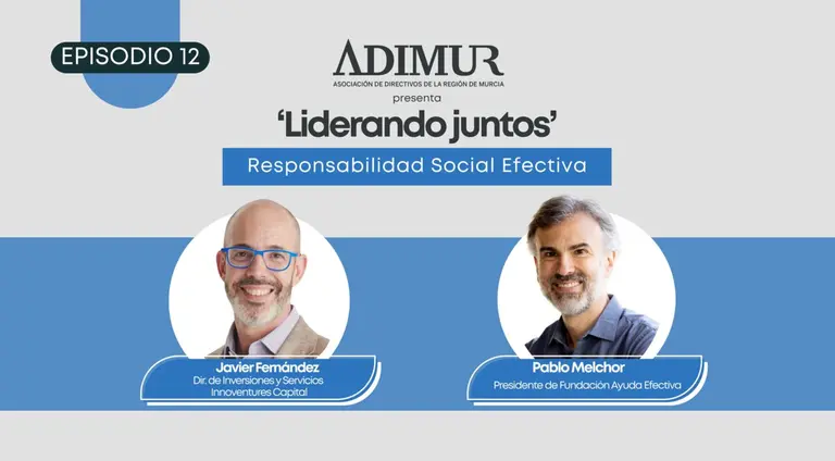 Cartel del episodio 12 del podcast 'Liderando Juntos' de Adimur. (Adimur)