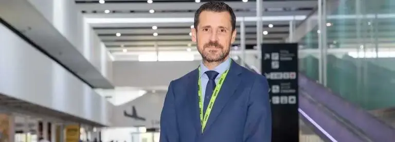 Carlos San Mart&iacute;n, director del Aeropuerto Internacional de la Regi&oacute;n de Murcia. (Aena)