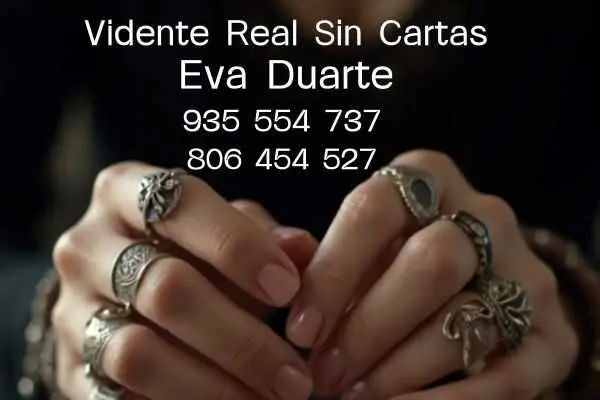 Eva Duarte, vidente real, sin cartas