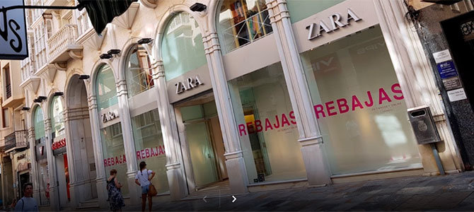 golpe comercio: Zara cierra su tienda en centro de Cartagena