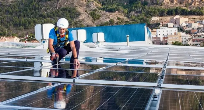 Placas solares.