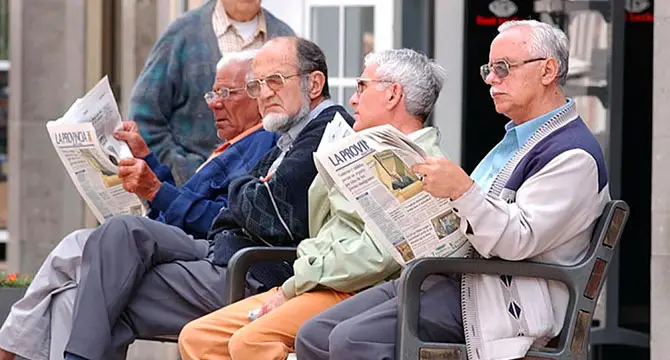 Pensionistas. (Archivo)