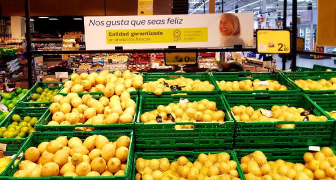 Foto limones en Carrefour