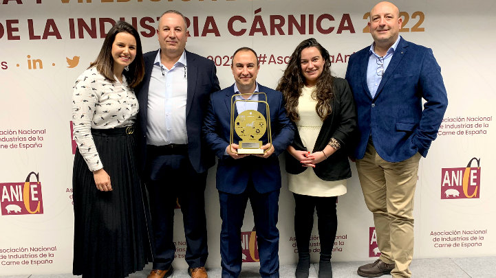 Premio “Gastronomía y Salud” en la VII edición de los Premios de la Industria Cárnica por ANICE (Asociación Nacional de Industria de la Carne de España)