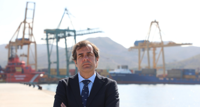 Pedro Pablo Hernández, presidente en funciones de la Autoridad Portuaria. 