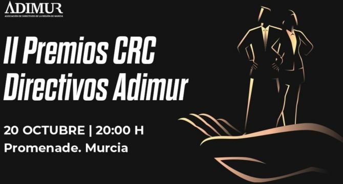 La Gala de los II Premios CRC Directivos Adimur 2023 se celebrará el viernes 20 de octubre. 