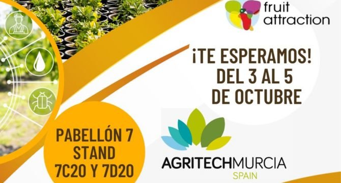 La vanguardia tecnológica de la Región de Murcia en el sector agro se muestra en los stands 7C20 y 7D20 en el pabellón 7. 