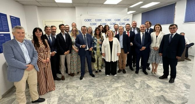 Reunión de la patronal en las instalaciones de COEC Cartagena. 