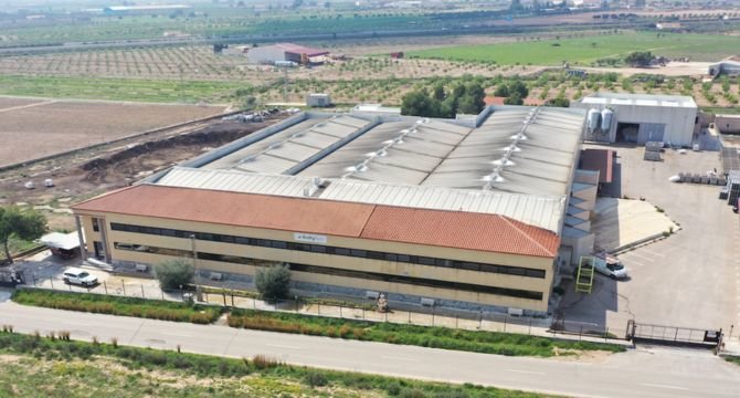 Vista aérea de las instalaciones de Fuente Álamo, Murcia.
