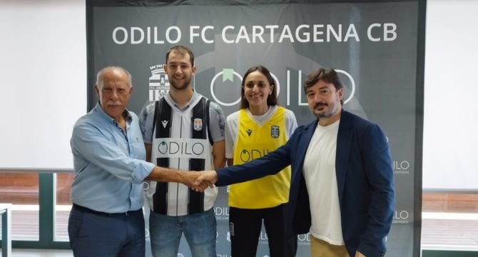 ODILO renueva el patrocinio del FC Cartagena CB para la temporada 2023-2024. 