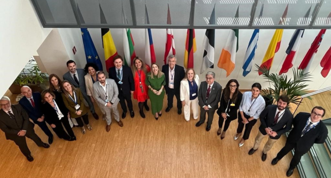 Delegación española del Comité Europeo de las Regiones que participó en la sesión plenaria y la Semana Europea de Regiones y Ciudades. 