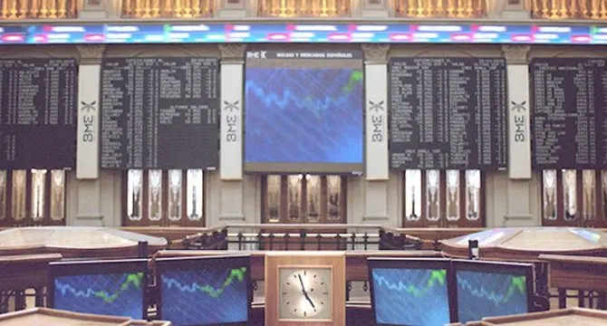El &iacute;ndice de referencia de la Bolsa espa&ntilde;ola, el IBEX 35, ha ganado 54,2 puntos, ese 0,59%, hasta 9.287,1 puntos. (Archivo)