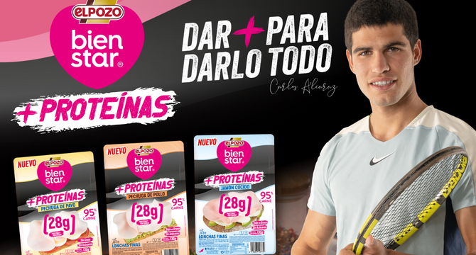 Imagen de la campaña de lanzamiento con Carlos Alcaraz como protagonista. 
