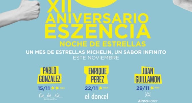 Cartel XII Aniversario Eszencia. 