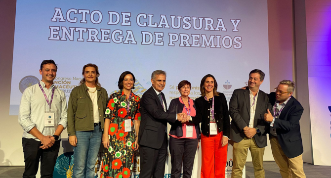 Imagen de la clausura del congreso de farmacéuticos que se ha celebrado en Tenerife.  