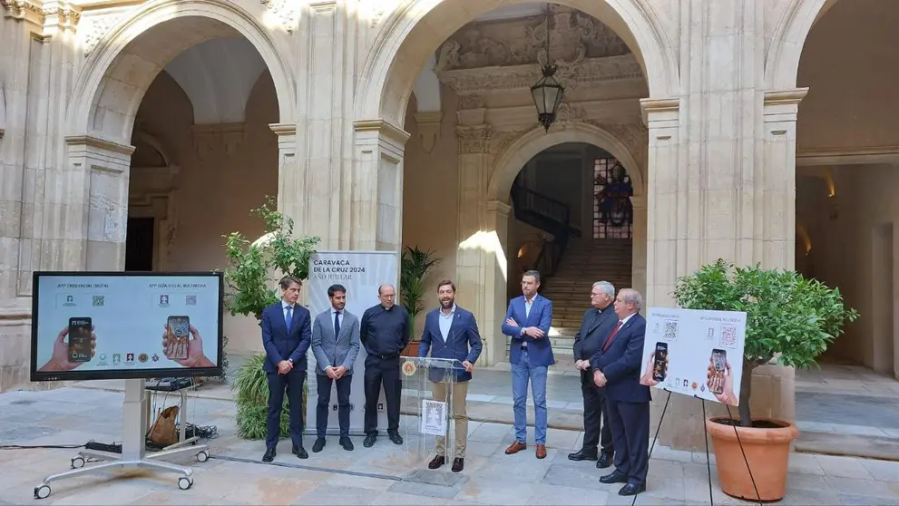 El director del Instituto de Turismo, Juan Francisco Mart&iacute;nez, durante su intervenci&oacute;n en el acto celebrado en el Palacio Episcopal.