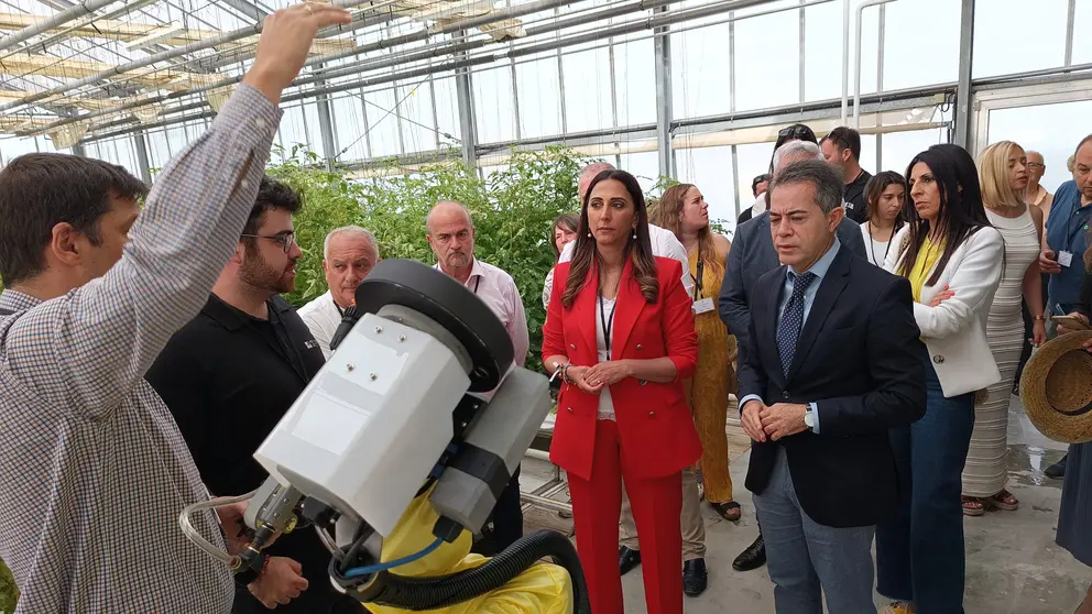 La consejera de Agricultura, Sara Rubira, en la jornada final del proyecto PestNu.