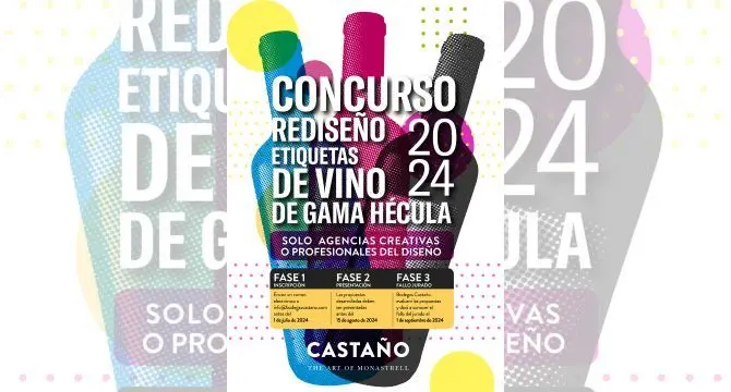 Cartel del concurso de Bodegas Casta&ntilde;o.