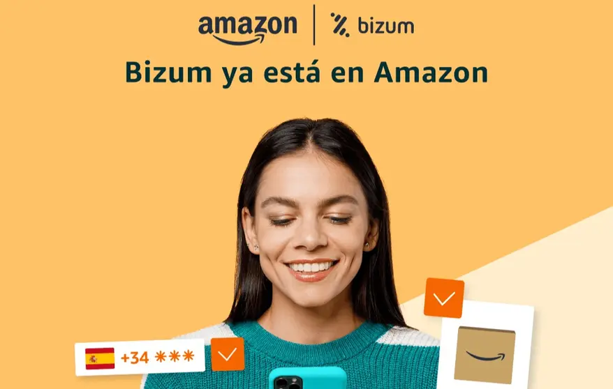 Bizum llega a Amazon como m&eacute;todo de pago.