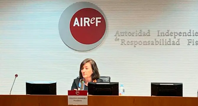 Cristina Herrero, presidenta de la Airef.