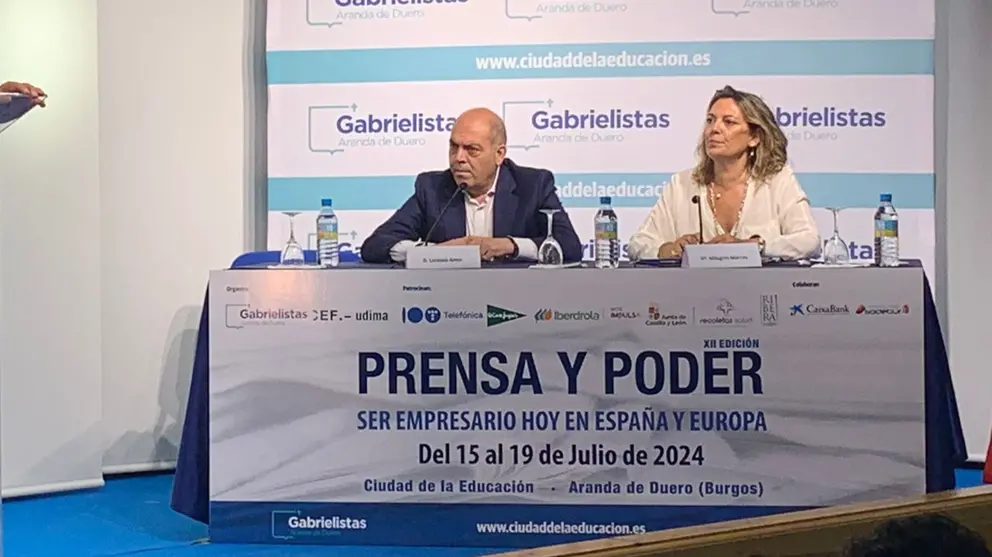 El presidente de la Asociaci&oacute;n de Trabajadores Aut&oacute;nomos (ATA), Lorenzo Amor, en el curso 'Prensa y poder'.