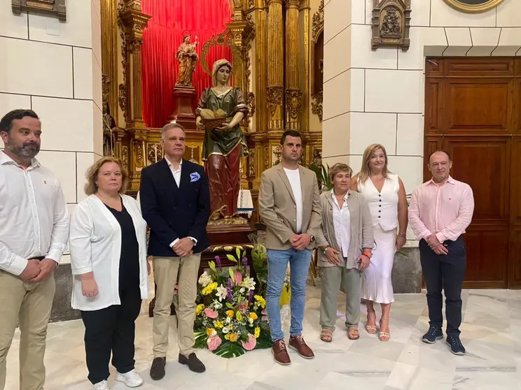 Celebraci&oacute;n de Santa Marta, patrona de hosteler&iacute;a de Cartagena.