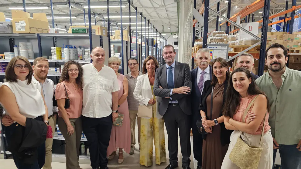 Imagen de la inauguraci&oacute;n de  la ampliaci&oacute;n del centro log&iacute;stico de Hefame en Almer&iacute;a.