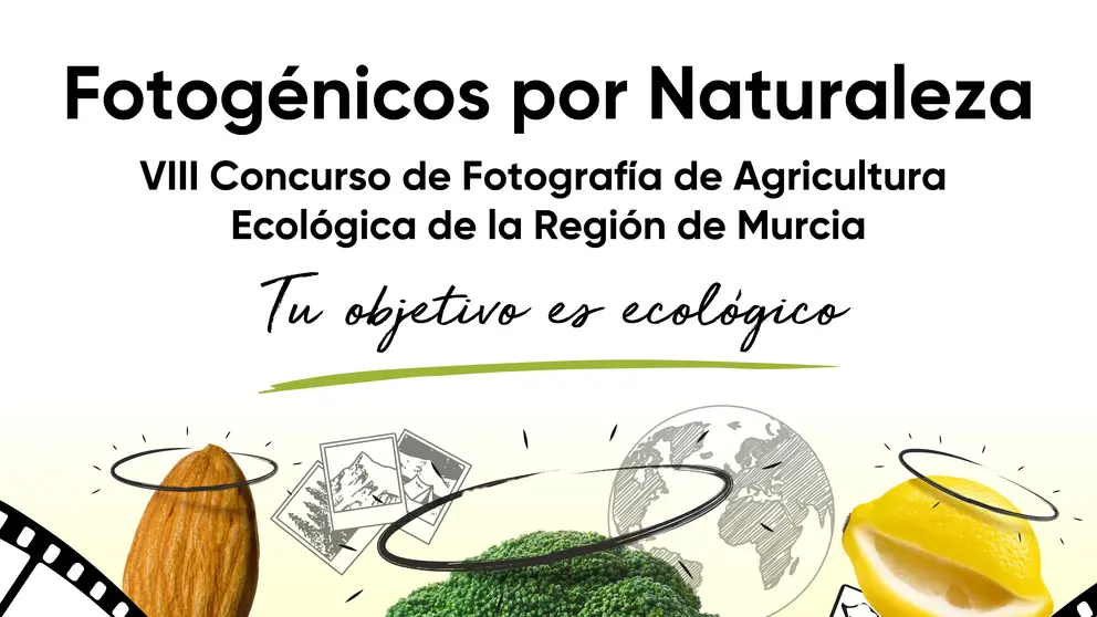 Cartel del concurso de fotograf&iacute;a de agricultura ecol&oacute;gica del CAERM.
