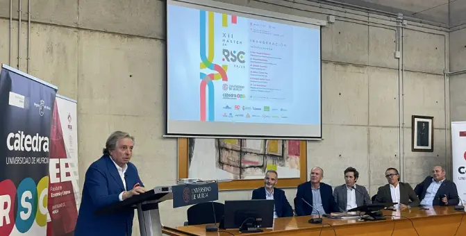 Inauguraci&oacute;n de la XII edici&oacute;n del M&aacute;ster en Responsabilidad Social Corporativa (RSC) de la UMU.