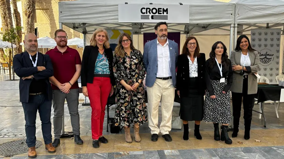 Inauguraci&oacute;n de la Feria de Proyectos Empresariales del Municipio de Murcia.