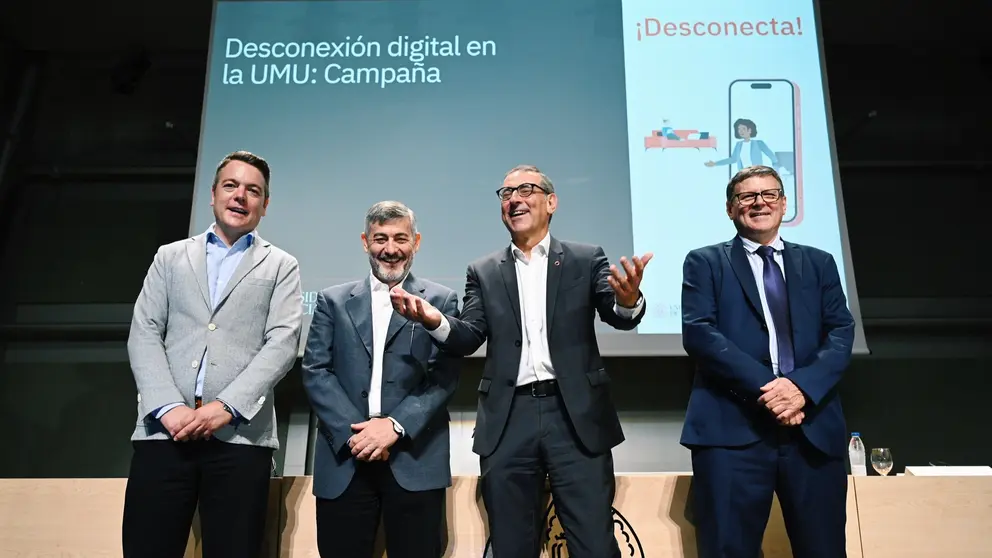 Imagen de archivo de la presentaci&oacute;n del Plan de Desconexi&oacute;n Digital de la UMU. (UMU)