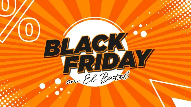 Cartel con la promoci&oacute;n del Black Friday. (El Batel)