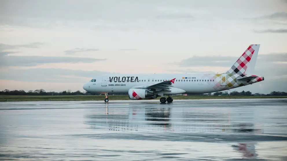 Imagen de un avi&oacute;n de Volotea. (Volotea)