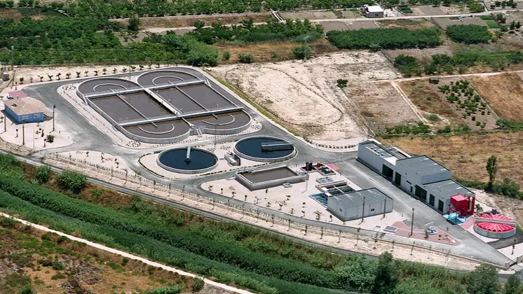 Imagen de la depuradora de Ceut&iacute;, donde se desarrolla el proyecto europeo Pristine. (CARM)